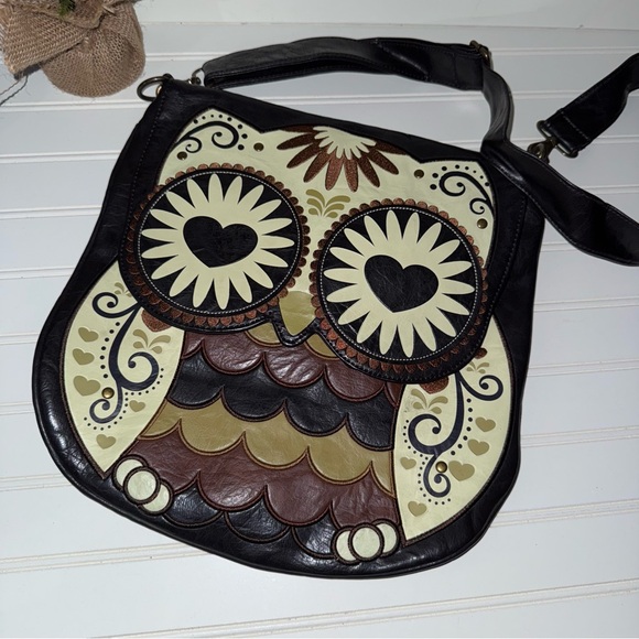 Loungefly Leather Owl Purse - Large - Picture 1 of 7